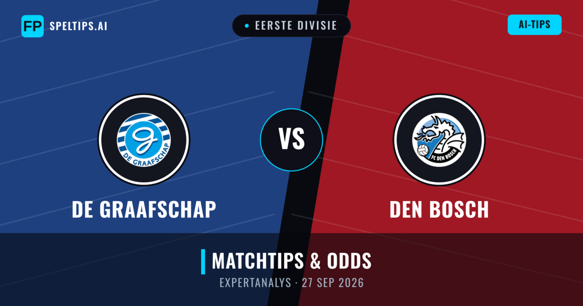 De Graafschap vs Den Bosch — matchtips och förhandstitt