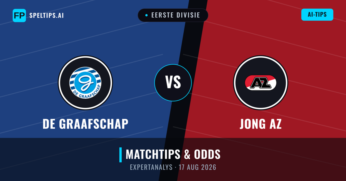 De Graafschap vs Jong AZ — matchtips och förhandstitt