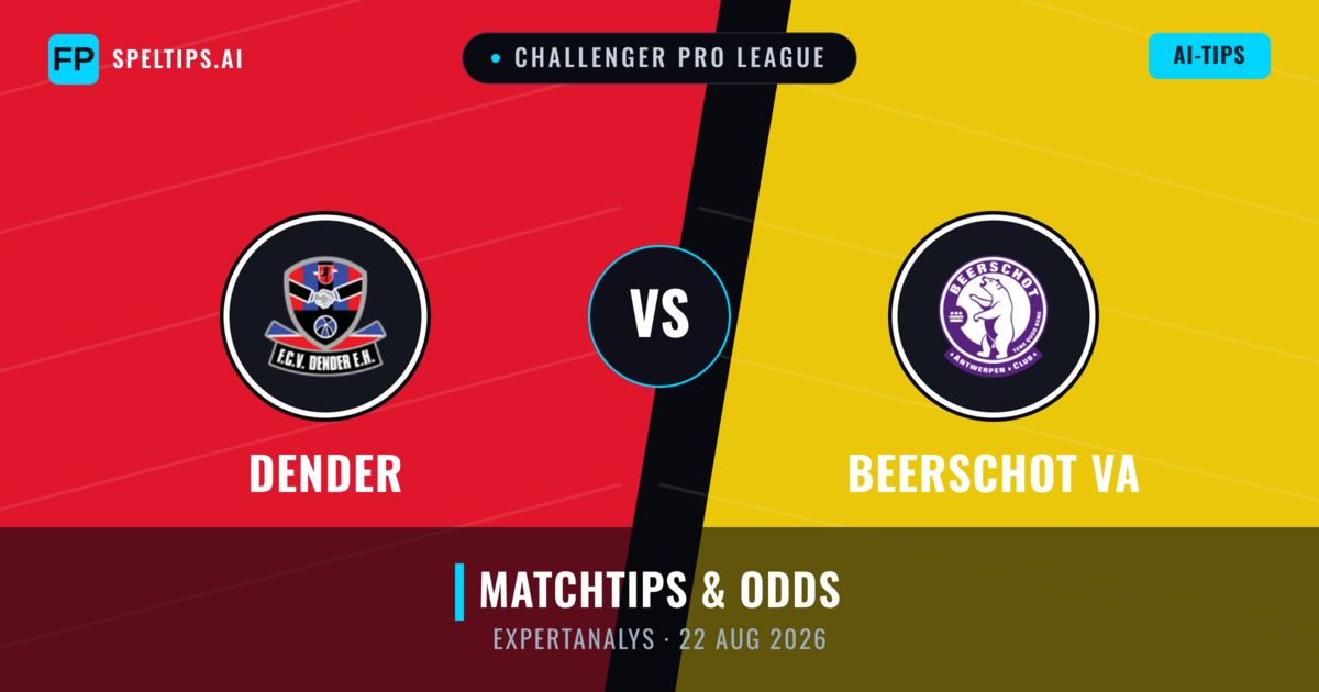 Dender vs Beerschot VA — matchtips och förhandstitt