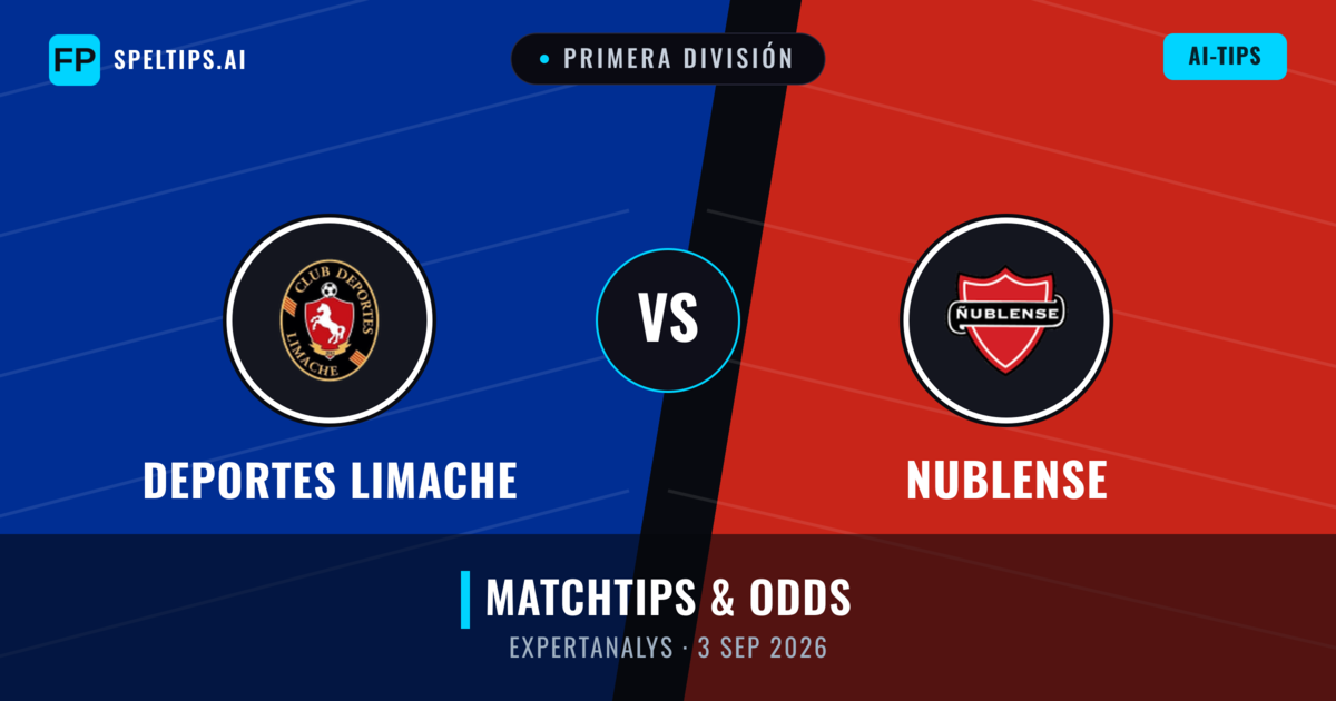 Deportes Limache vs Nublense — matchtips och förhandstitt