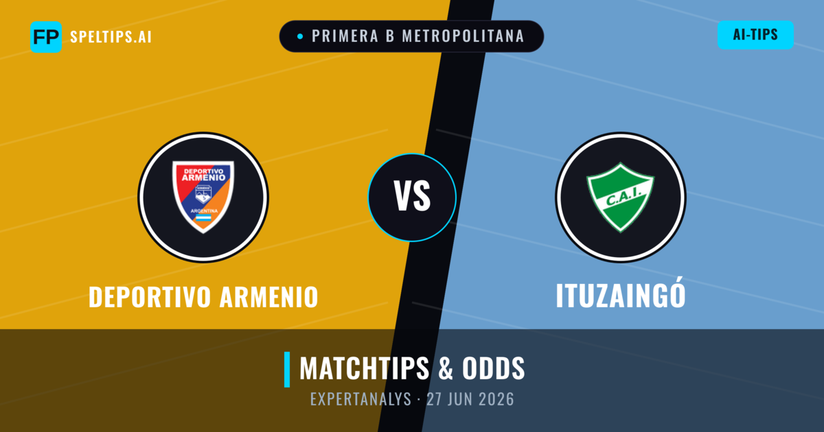 Deportivo Armenio vs Ituzaingó — matchtips och förhandstitt