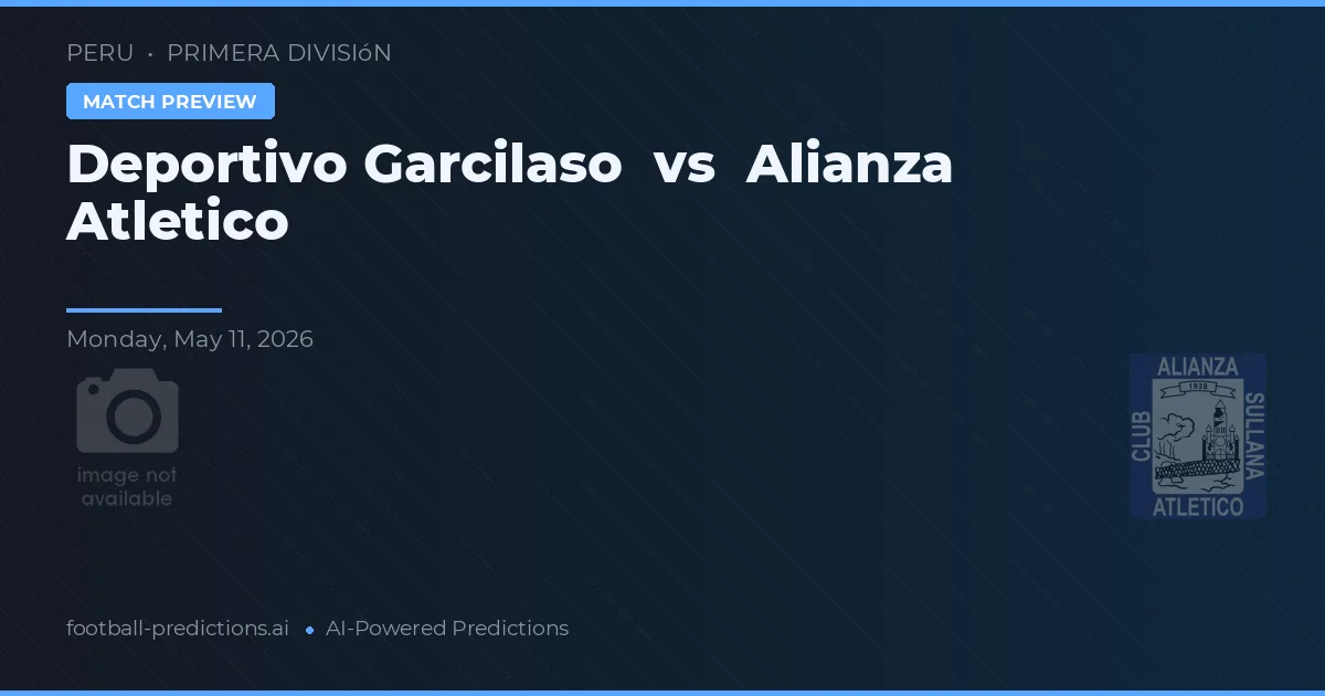 Deportivo Garcilaso vs Alianza Atlético — matchtips och förhandstitt