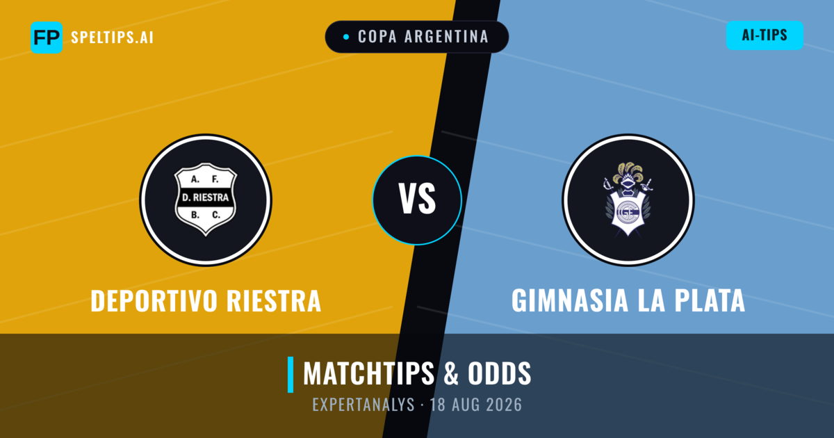 Deportivo Riestra vs Gimnasia La Plata — matchtips och förhandstitt