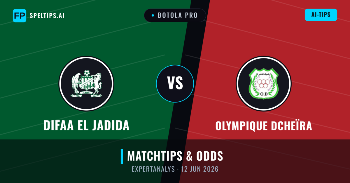 Difaa EL Jadida vs Olympique Dcheïra — matchtips och förhandstitt