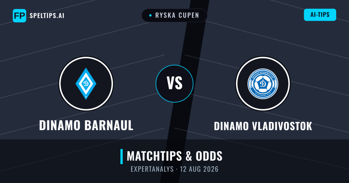 Dinamo Barnaul vs Dinamo Vladivostok — matchtips och förhandstitt