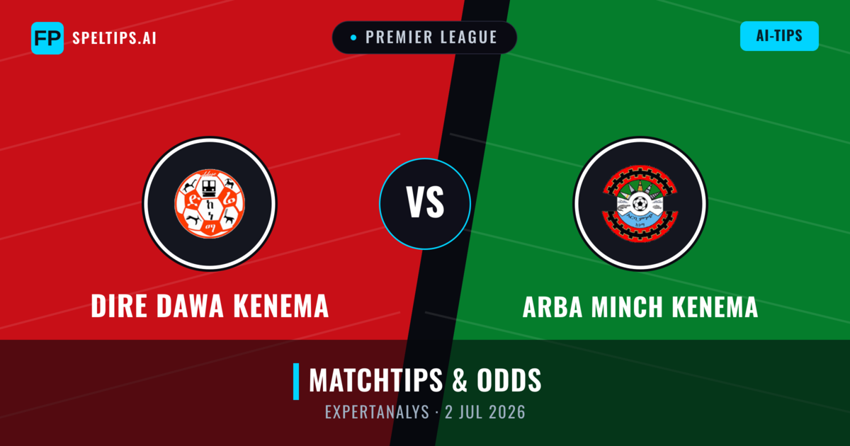 Dire Dawa Kenema vs Arba Minch Kenema — matchtips och förhandstitt
