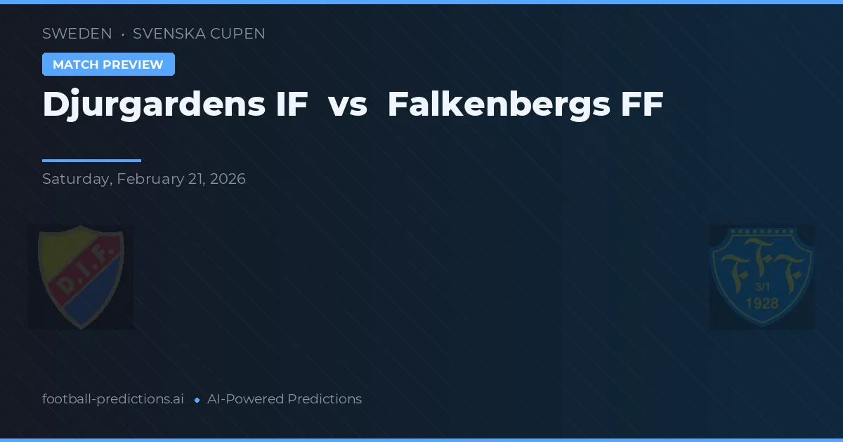 Djurgårdens IF vs Falkenbergs FF — matchtips och förhandstitt