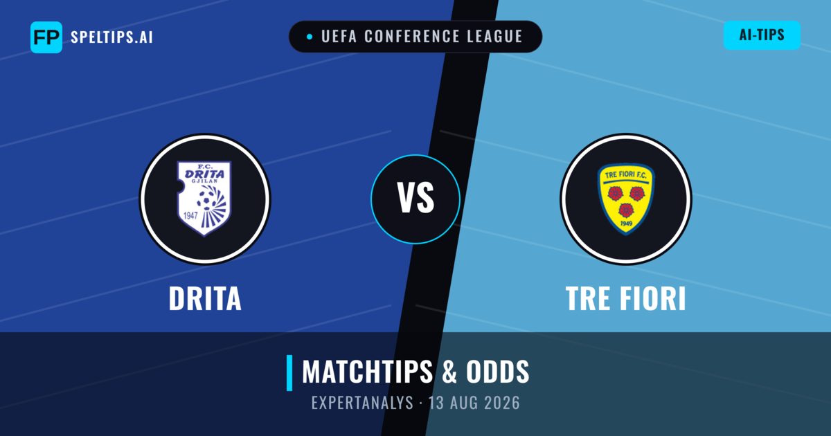 Drita vs Tre Fiori — matchtips och förhandstitt