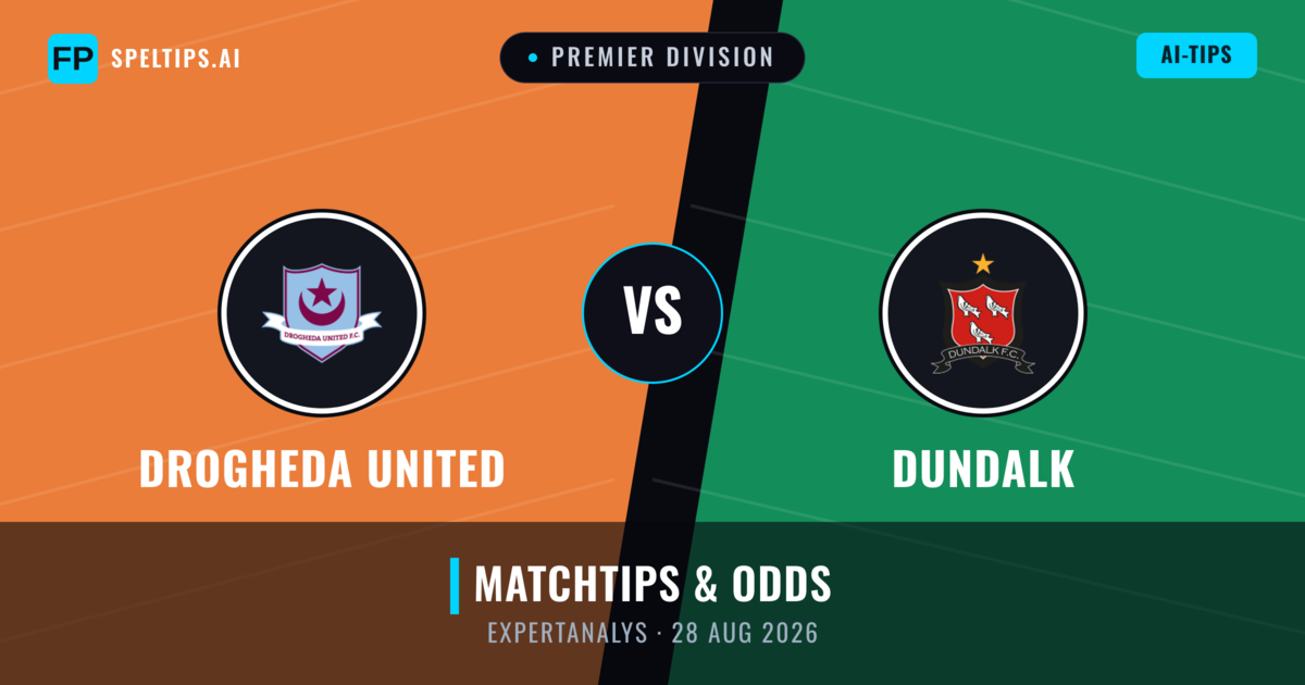 Drogheda United vs Dundalk — matchtips och förhandstitt