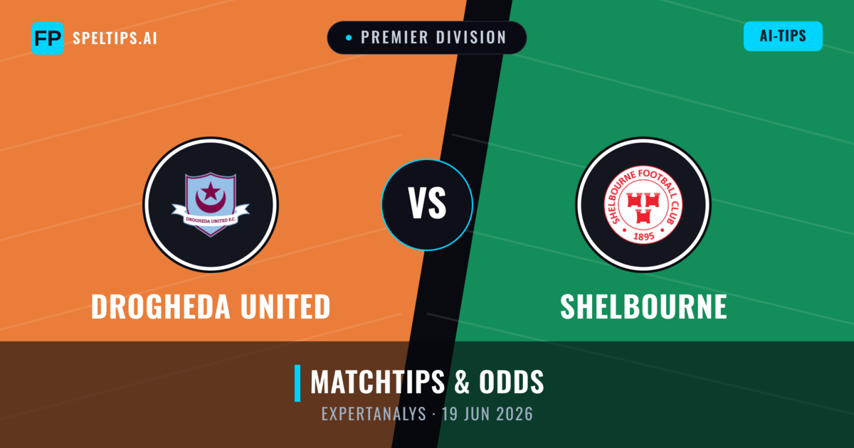 Drogheda United vs Shelbourne — matchtips och förhandstitt