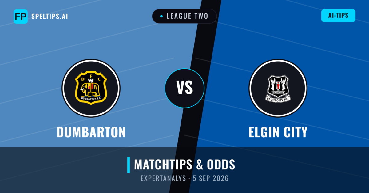 Dumbarton vs Elgin City — matchtips och förhandstitt