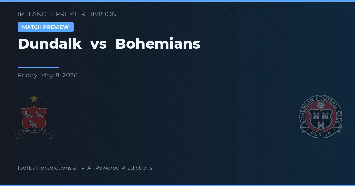 Dundalk vs Bohemians — matchtips och förhandstitt