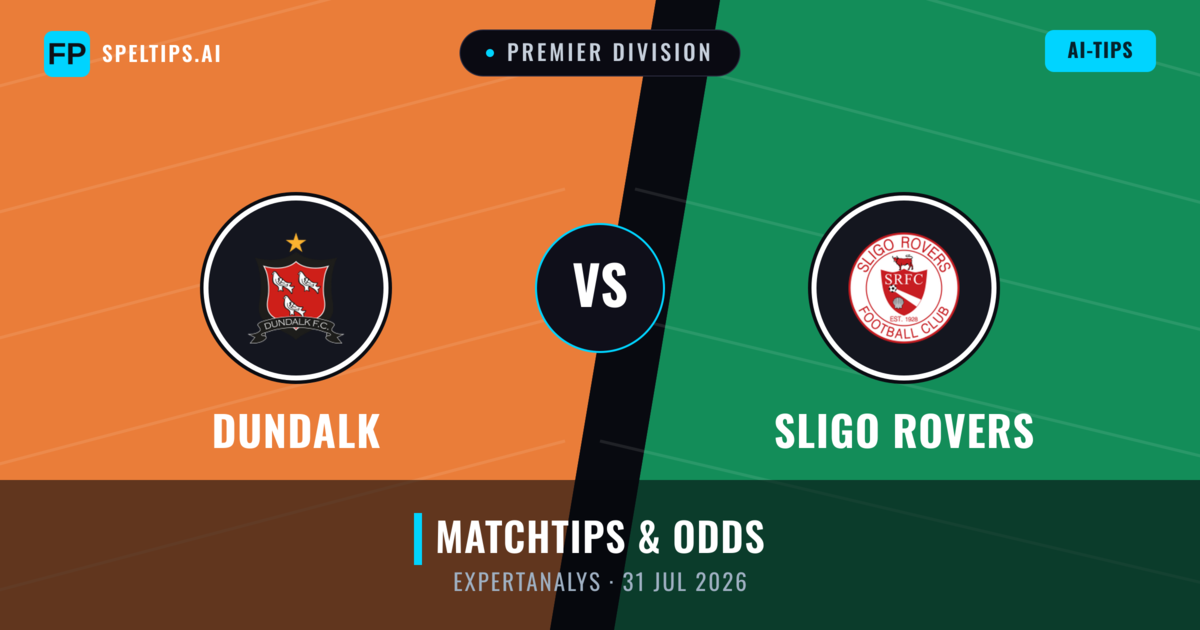 Dundalk vs Sligo Rovers — matchtips och förhandstitt