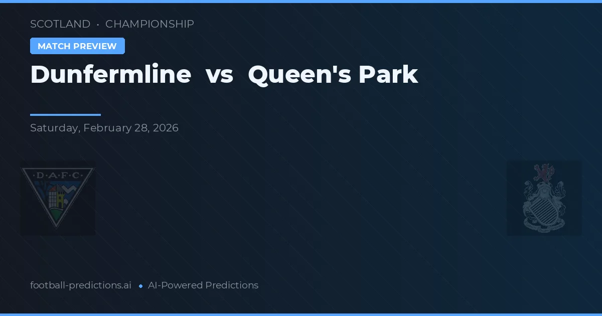 Dunfermline vs Queen's Park — matchtips och förhandstitt
