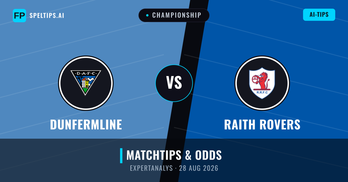 Dunfermline vs Raith Rovers — matchtips och förhandstitt