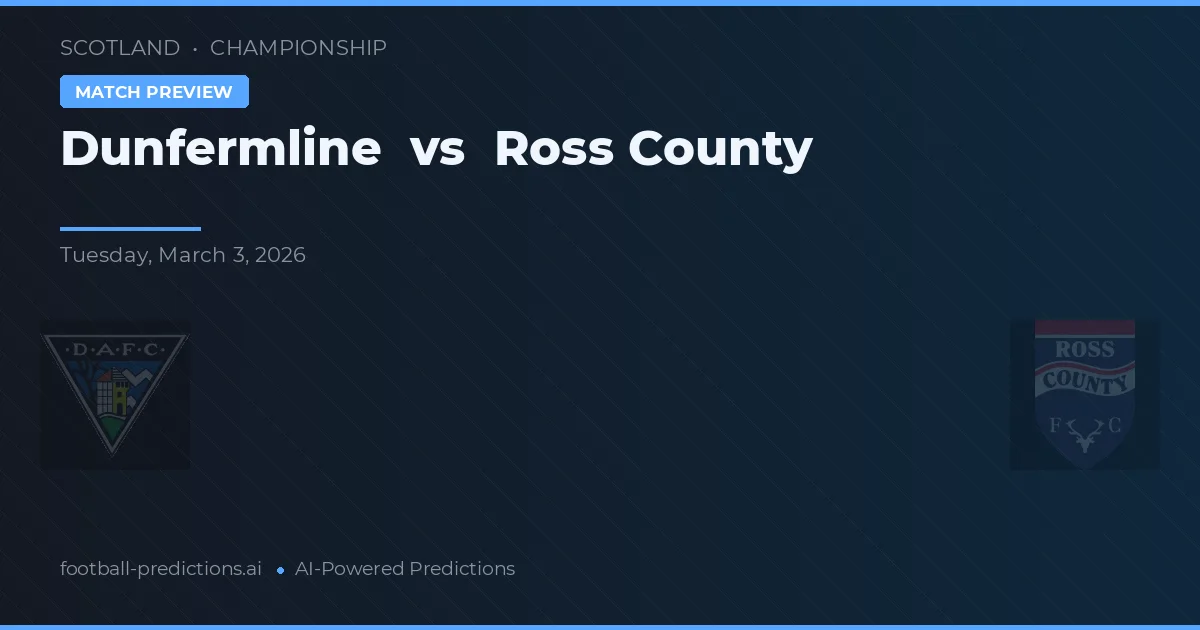 Dunfermline vs Ross County — matchtips och förhandstitt