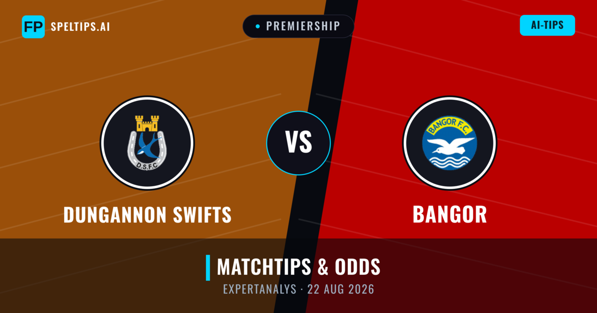 Dungannon Swifts vs Bangor — matchtips och förhandstitt