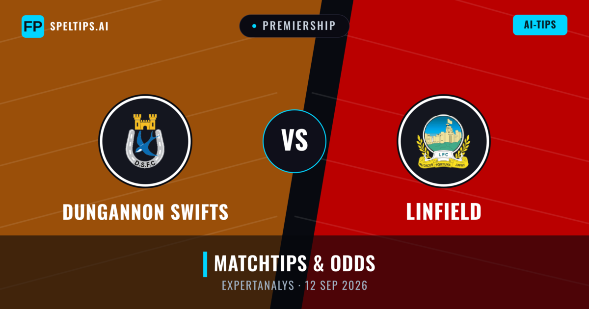 Dungannon Swifts vs Linfield — matchtips och förhandstitt