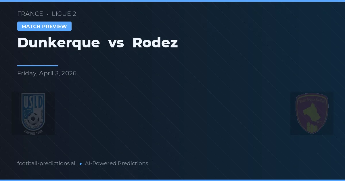 Dunkerque vs Rodez — matchtips och förhandstitt