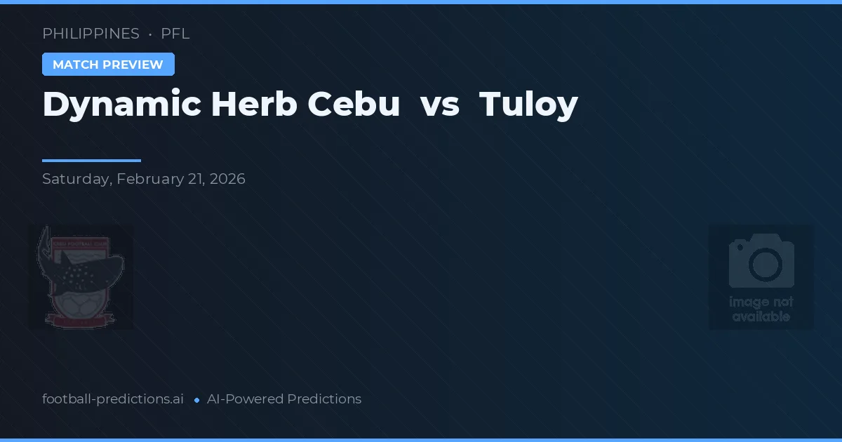 Dynamic Herb Cebu vs Tuloy — matchtips och förhandstitt