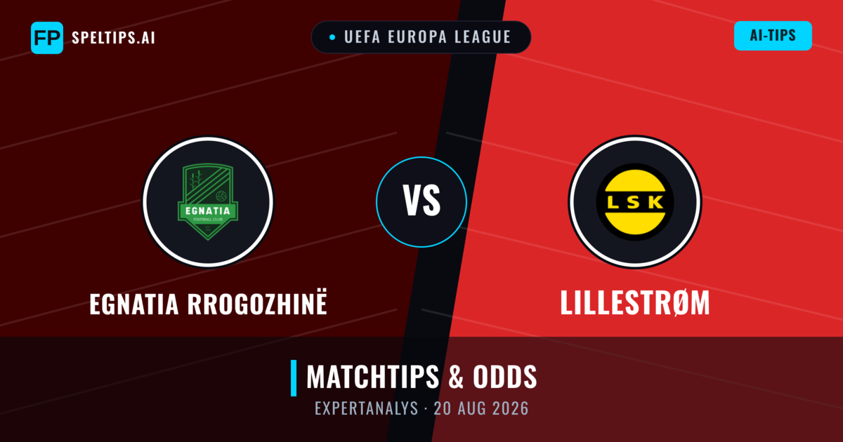 Egnatia Rrogozhinë vs Lillestrøm — matchtips och förhandstitt