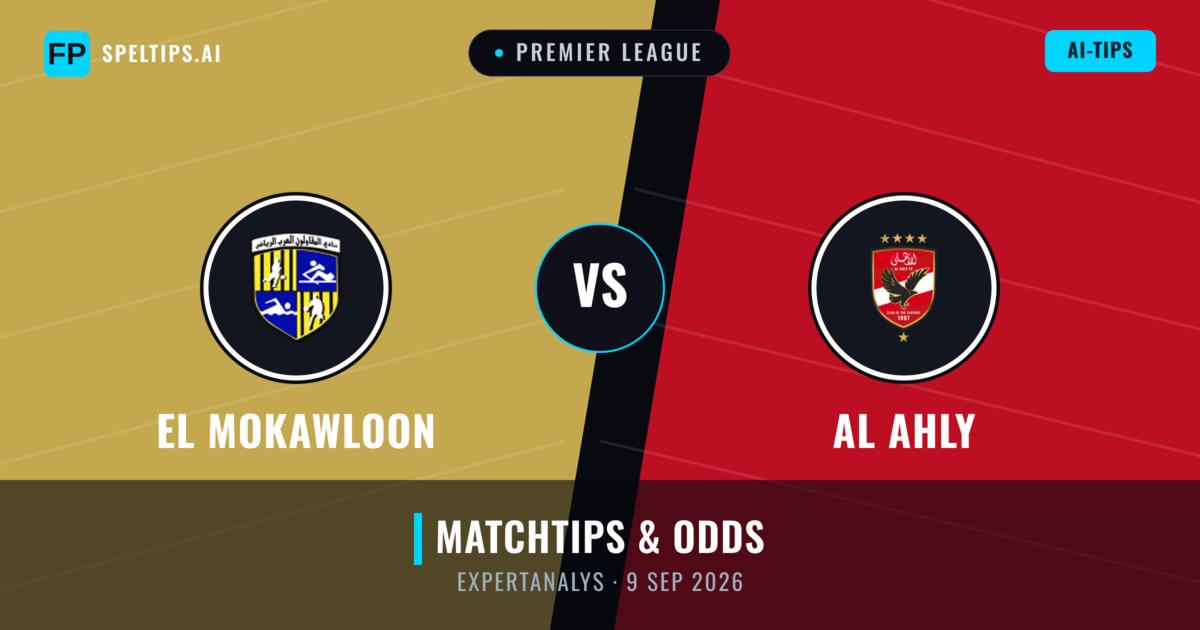 El Mokawloon vs Al Ahly — matchtips och förhandstitt