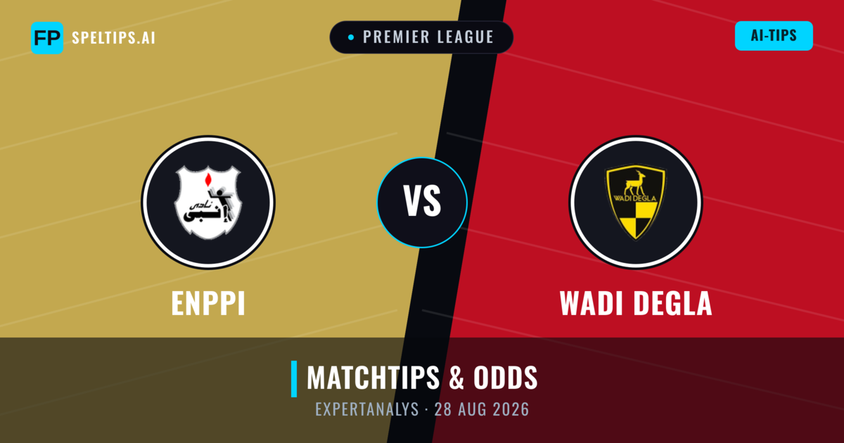 Enppi vs Wadi Degla — matchtips och förhandstitt