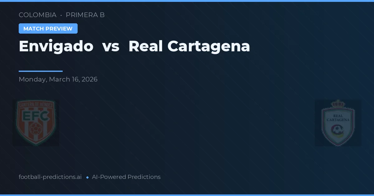 Envigado vs Real Cartagena — matchtips och förhandstitt