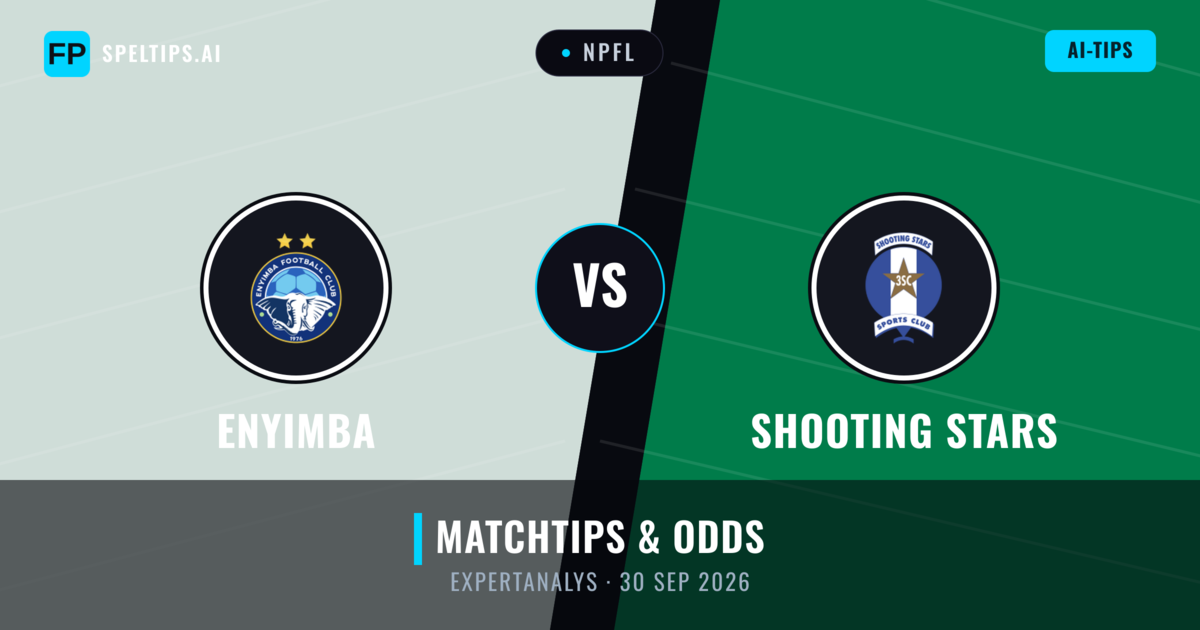 Enyimba vs Shooting Stars — matchtips och förhandstitt