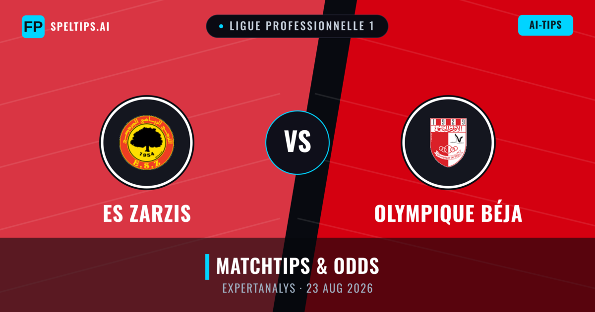 ES Zarzis vs Olympique Béja — matchtips och förhandstitt
