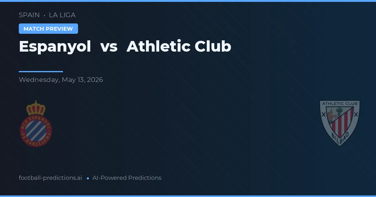 Espanyol vs Athletic Club — matchtips och förhandstitt