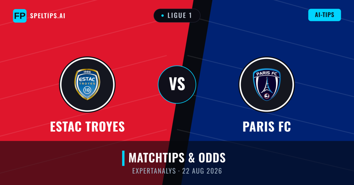 Estac Troyes vs Paris FC — matchtips och förhandstitt