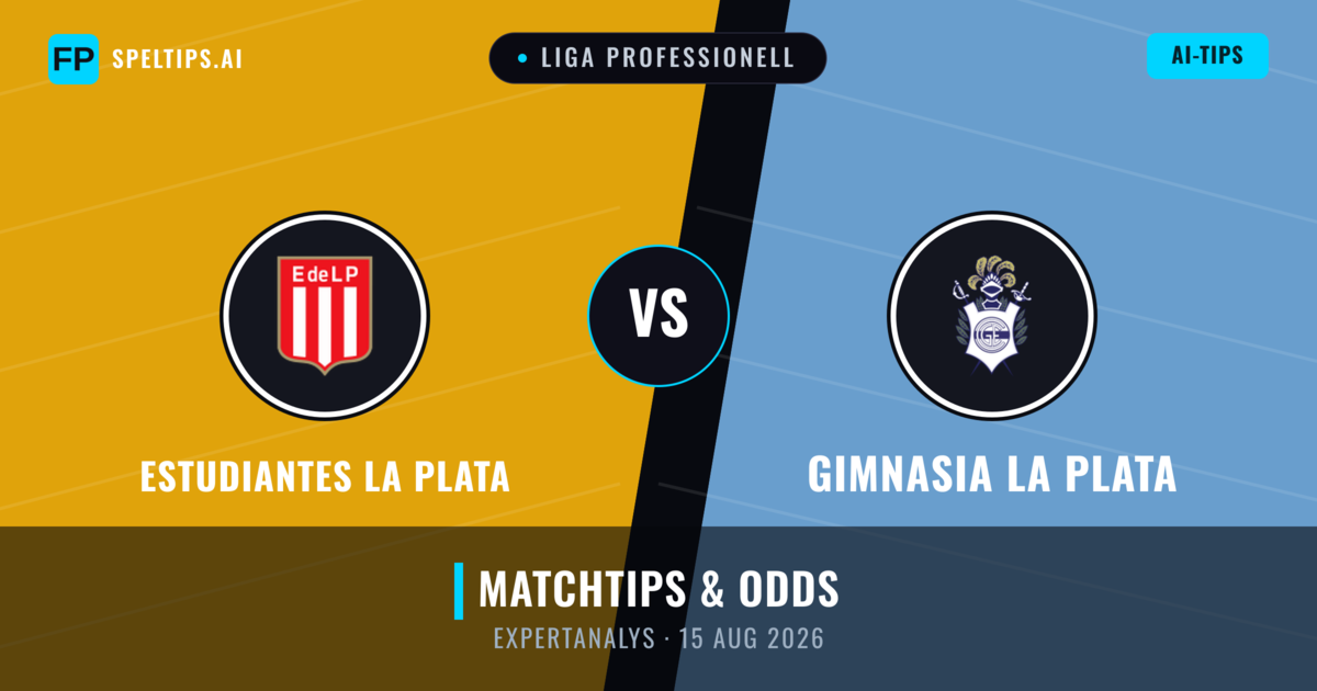 Estudiantes La Plata vs Gimnasia La Plata — matchtips och förhandstitt