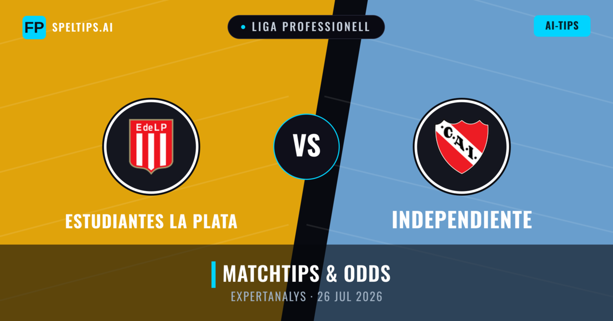 Estudiantes La Plata vs Independiente — matchtips och förhandstitt