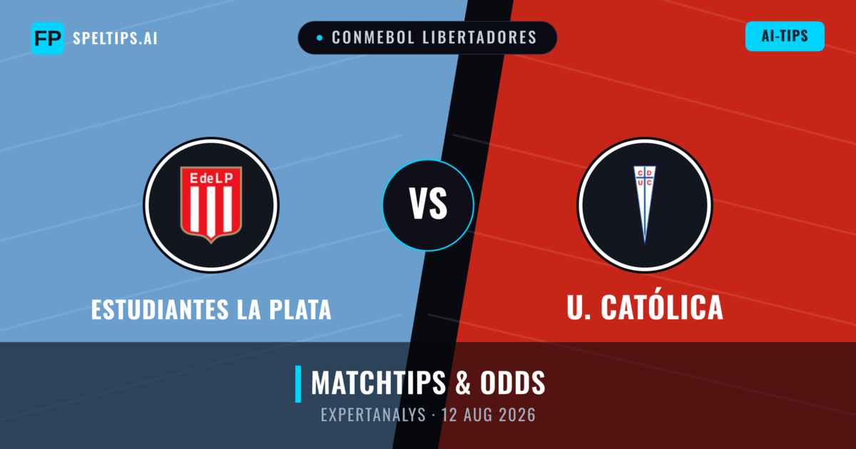 Estudiantes La Plata vs U. Católica — matchtips och förhandstitt