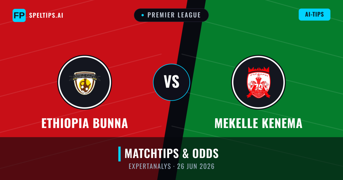 Ethiopia Bunna vs Mekelle Kenema — matchtips och förhandstitt