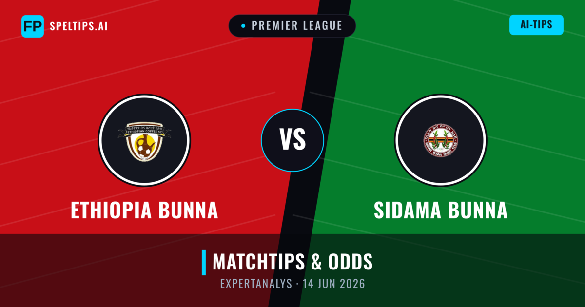 Ethiopia Bunna vs Sidama Bunna — matchtips och förhandstitt