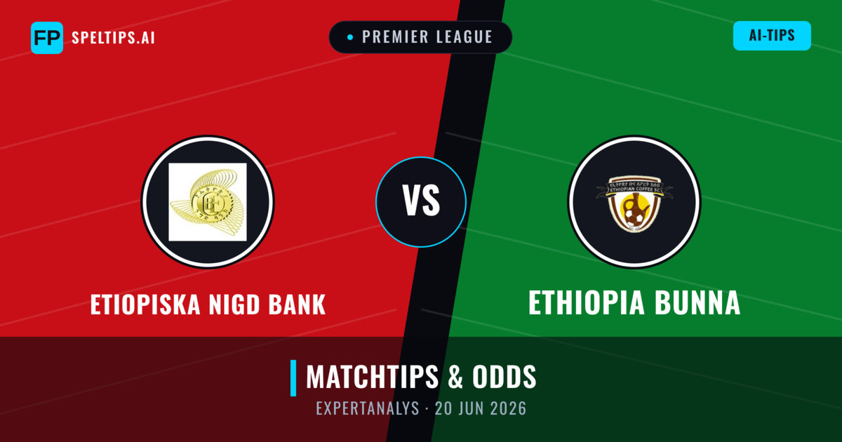 Etiopiska Nigd Bank vs Ethiopia Bunna — matchtips och förhandstitt