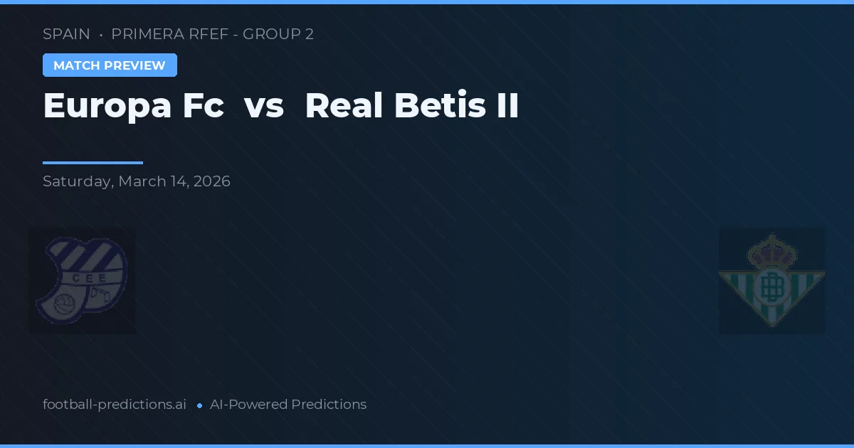 Europa FC vs Real Betis — matchtips och förhandstitt