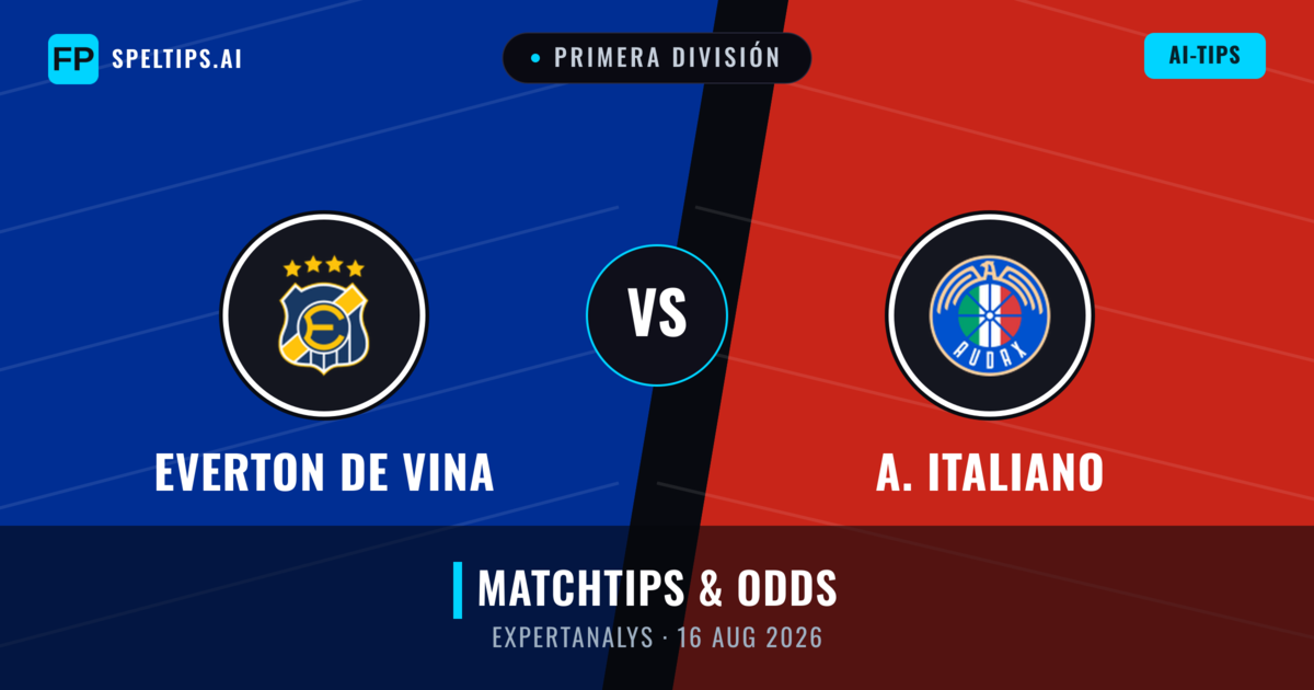 Everton de Vina vs A. Italiano — matchtips och förhandstitt