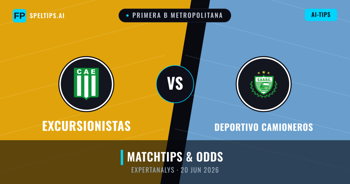 Excursionistas vs Deportivo Camioneros — matchtips och förhandstitt
