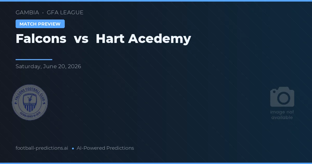 Falcons vs Hart Academy — matchtips och förhandstitt