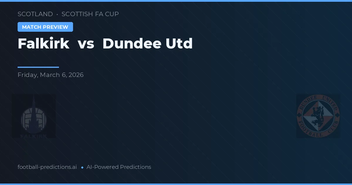 Falkirk vs Dundee United — matchtips och förhandstitt