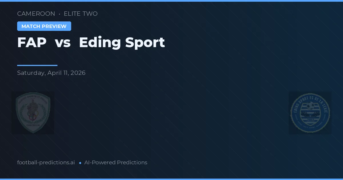 FAP vs Eding Sport — matchtips och förhandstitt