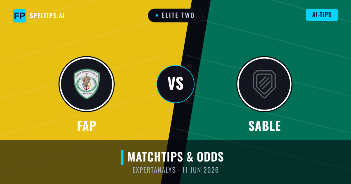 FAP vs Sable — matchtips och förhandstitt