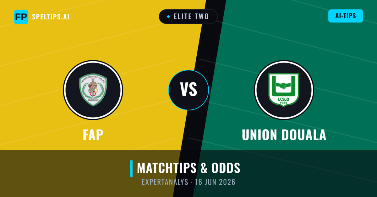 FAP vs Union Douala — matchtips och förhandstitt