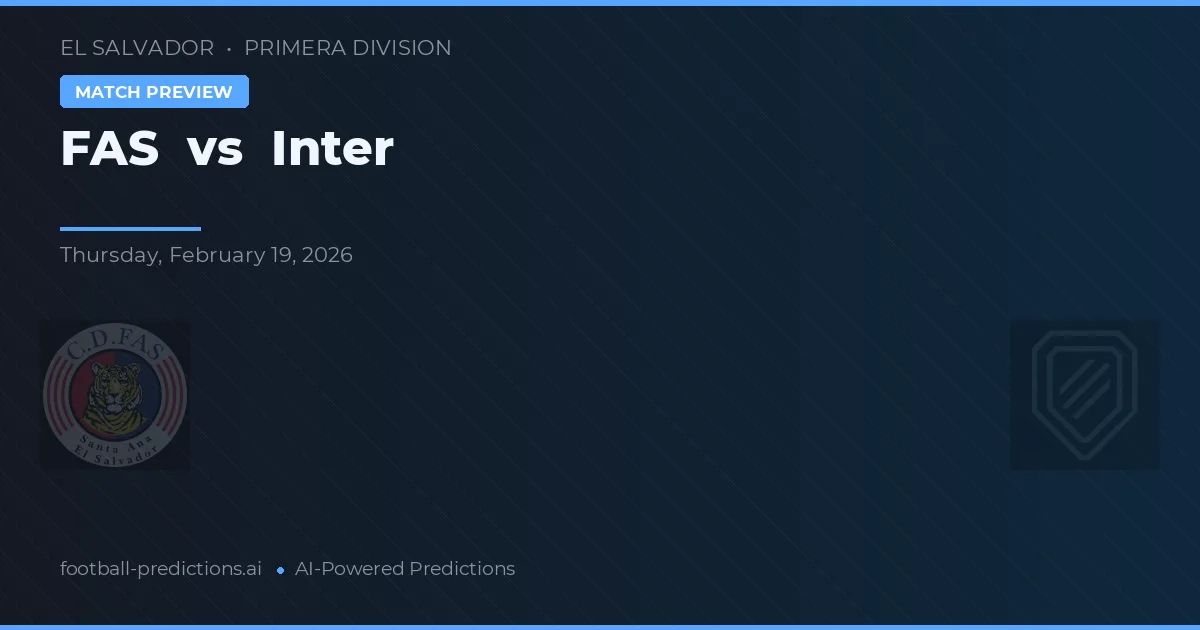 FAS vs Inter — matchtips och förhandstitt