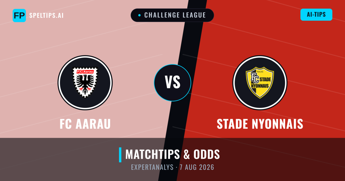 FC Aarau vs Stade Nyonnais — matchtips och förhandstitt