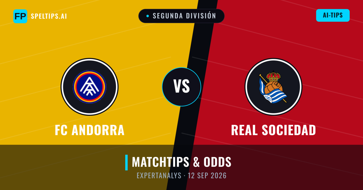 FC Andorra vs Real Sociedad — matchtips och förhandstitt