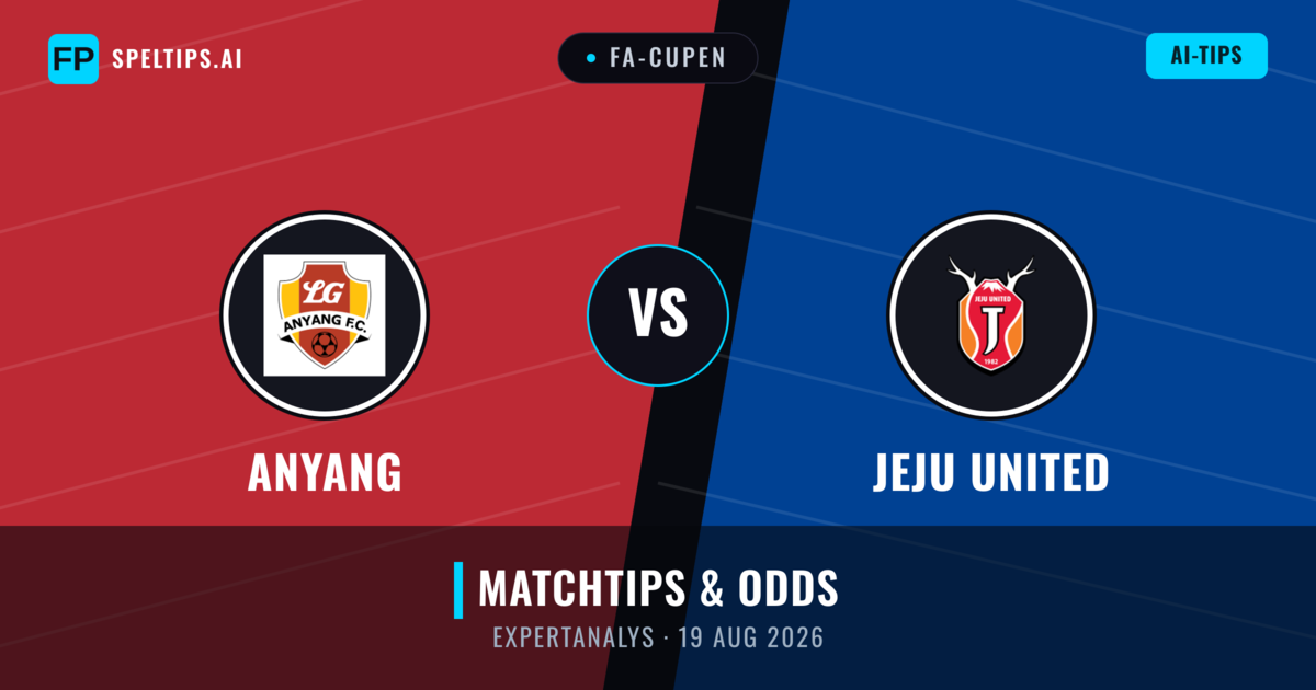 Anyang vs Jeju United — matchtips och förhandstitt